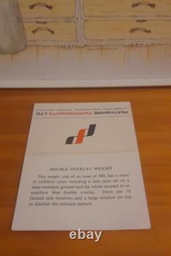 Ex Rare Limited Edition PERTHSHIRE-DOUBLE OVERLAY-1974 Paperweight-No 145/300