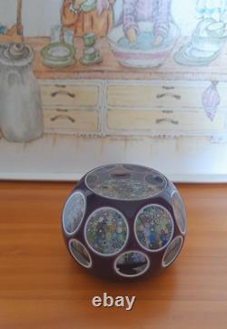 Ex Rare Limited Edition PERTHSHIRE-DOUBLE OVERLAY-1974 Paperweight-No 145/300