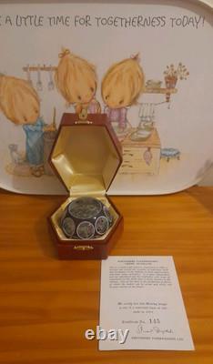 Ex Rare Limited Edition PERTHSHIRE-DOUBLE OVERLAY-1974 Paperweight-No 145/300