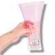 Excellent Condition Stylish Vintage Pink Art Glass 9 Flower Vase