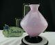 FENTON ART GLASS 2007 Dave Fetty Vase Shell Pink Controlled Bubbles