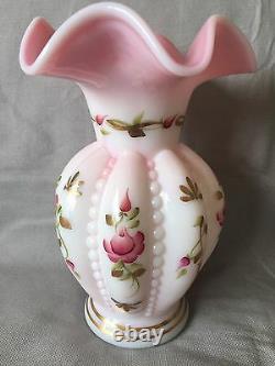 Fenton Art Glass Charleton Collection Rosalene Vase