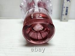 Fenton Art Glass Pink Vase Whimsy End Of Day Employee Take-home Flawless Shape