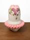 Fenton Art Glass Rosalene Fairy Lamp, part of the Honor Collection