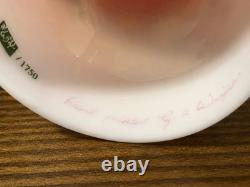 Fenton Art Glass Rosalene Fairy Lamp, part of the Honor Collection