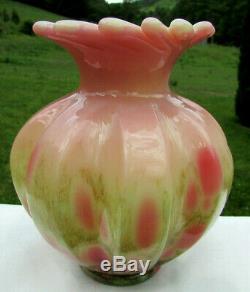 Fenton Glossy Burmese Dave Fetty Cutting Garden #119/500 6.5H HTF RARE