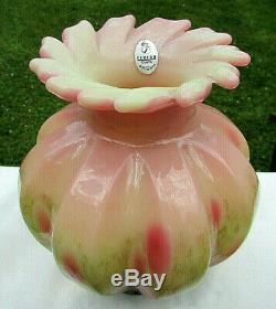 Fenton Glossy Burmese Dave Fetty Cutting Garden #119/500 6.5H HTF RARE