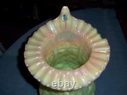 Fenton Large Burmese JIP Poppy Show Vase, RARE, HTF