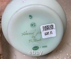 Fenton Lotus Mist Burmese Basket Historical Collection 2000 LE 2335/2950