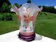 Fenton Sunset Stretch Iridized HP Vase & Base Showcase Dealer 2002 NIB #158