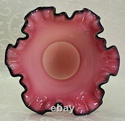 Fenton, Vase, Black Rose Glass