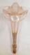 Fenton Velva Rose Epergne Horn Art Glass Pink Iridescent 9 in #1