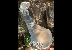 Fine Art Deco Walther & Sohne Molded Glass Mermaid /muschel Stand Figurine