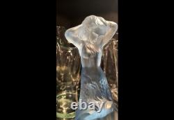 Fine Art Deco Walther & Sohne Molded Glass Mermaid /muschel Stand Figurine