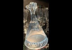 Fine Art Deco Walther & Sohne Molded Glass Mermaid /muschel Stand Figurine