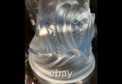 Fine Art Deco Walther & Sohne Molded Glass Mermaid /muschel Stand Figurine