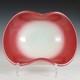 Galliano Ferro Murano Large Pink & Opalescent White Glass Bowl