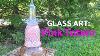 Glass Art Pink Totem