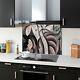 Glass Splashback Kitchen Tile Cooker Panel ANY SIZE Abstract Art Drawing 1562