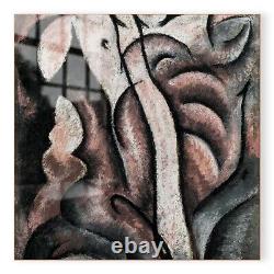 Glass Splashback Kitchen Tile Cooker Panel ANY SIZE Abstract Art Drawing 1562