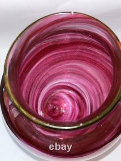 Hartley Wood Arts and Crafts Art Glass Vase c1930