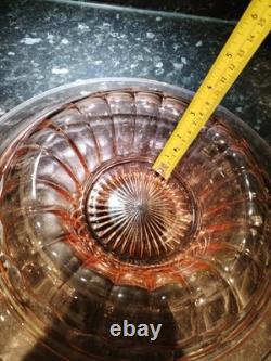 Heisey Art Deco Extremely Rare Pink Flamingo 3 Piece Sitting Duck Float Bowlset