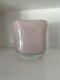 Henry Dean Belgian Signed Blown Pink Art Glass Vase