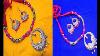 How To Make Pink German Silver Glass Beads Necklace With Earrings Making Glass Beads Silver Necklace