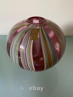 Isle of White Studio Glass Vase New item, old stock still in original box