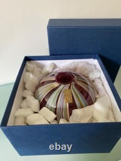 Isle of White Studio Glass Vase New item, old stock still in original box