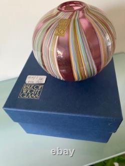 Isle of White Studio Glass Vase New item, old stock still in original box
