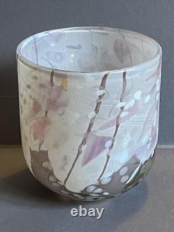 Isle of Wight Flower Garden Glass vase designed by Elizabeth & Michael Harris