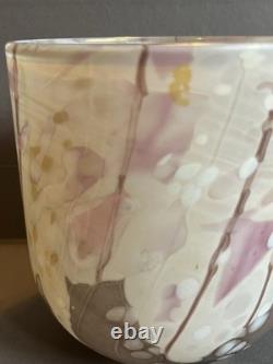 Isle of Wight Flower Garden Glass vase designed by Elizabeth & Michael Harris