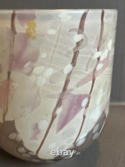 Isle of Wight Flower Garden Glass vase designed by Elizabeth & Michael Harris