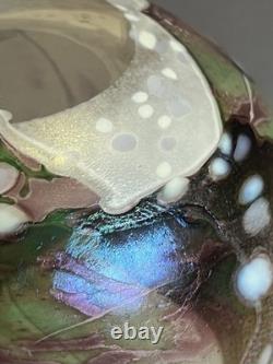 Isle of Wight Flower Garden Glass vase designed by Elizabeth & Michael Harris