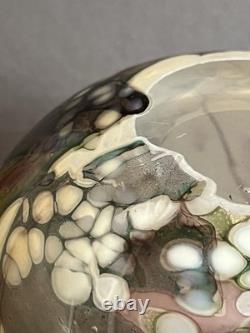 Isle of Wight Flower Garden Glass vase designed by Elizabeth & Michael Harris