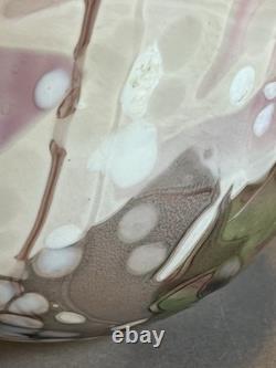 Isle of Wight Flower Garden Glass vase designed by Elizabeth & Michael Harris