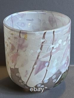 Isle of Wight Flower Garden Glass vase designed by Elizabeth & Michael Harris