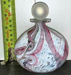 Isle of Wight Glass Gemstone Opal perfume bottle