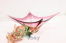 Italian Murano Blown Art Glass Vintage Pink Sculpture #48825