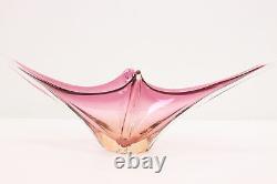 Italian Murano Blown Art Glass Vintage Pink Sculpture #48825