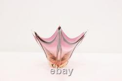 Italian Murano Blown Art Glass Vintage Pink Sculpture #48825