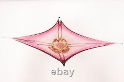 Italian Murano Blown Art Glass Vintage Pink Sculpture #48825