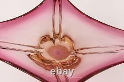 Italian Murano Blown Art Glass Vintage Pink Sculpture #48825