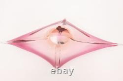 Italian Murano Blown Art Glass Vintage Pink Sculpture #48825