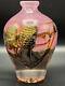 JEAN CLAUDE NOVARO ART GLASS Pretty In Pink And Gold About 7.5 Valentines Gift