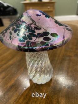 J. Ditchfield Art Glass Mushroom Purchased In Late 90's