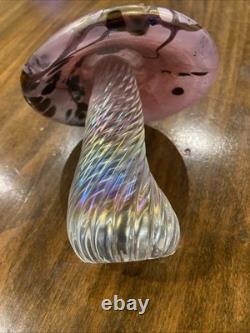 J. Ditchfield Art Glass Mushroom Purchased In Late 90's