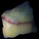 Jadeite Lime Pink Art Glass Cullet Layered Glowing Manganese Slag Glass #4GX177