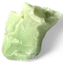 Jadeite Lime Pink Art Glass Cullet Layered Glowing Manganese Slag Glass #4GX177
